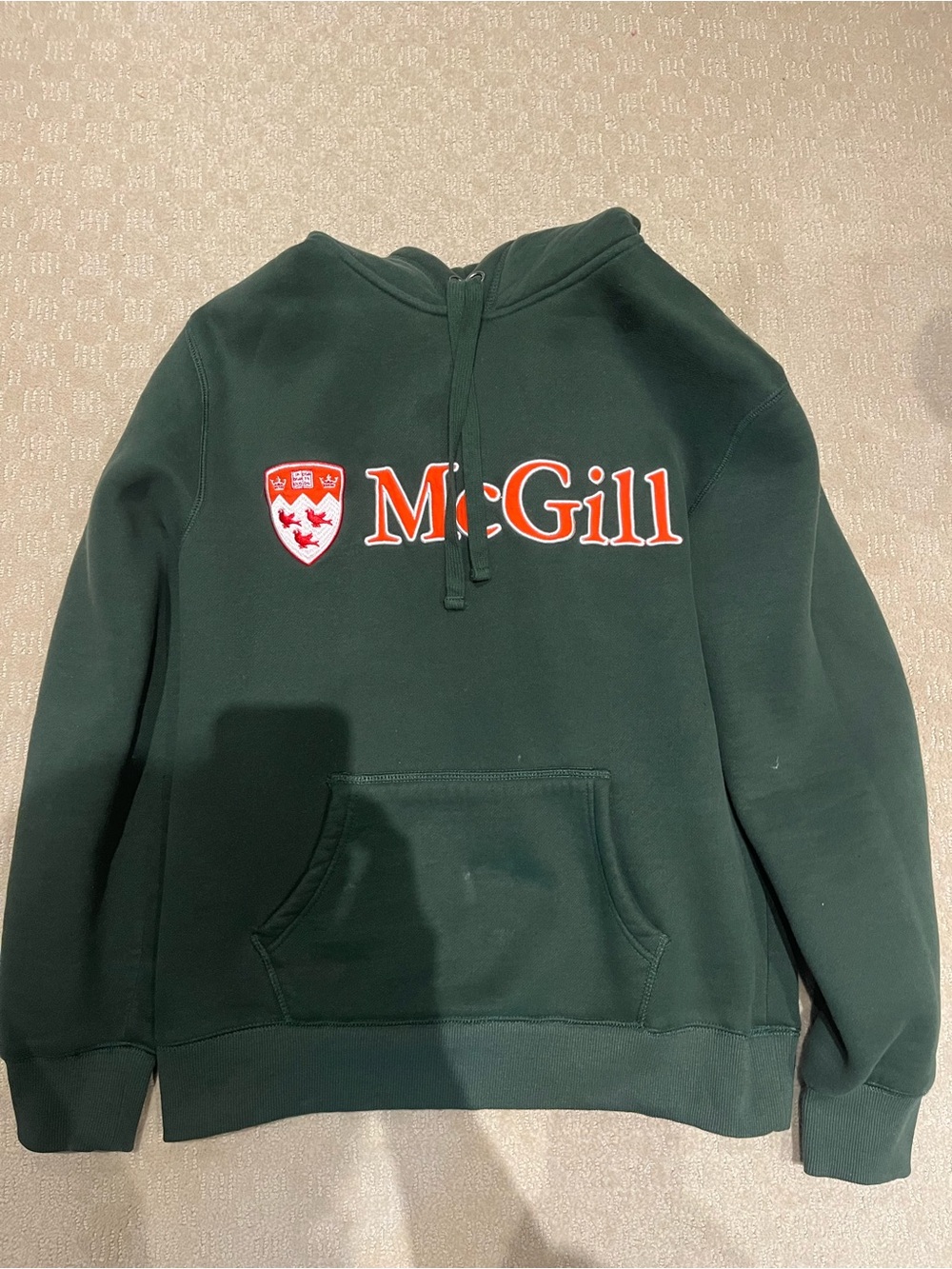 Dark Green Logo Hoodie - McGill University